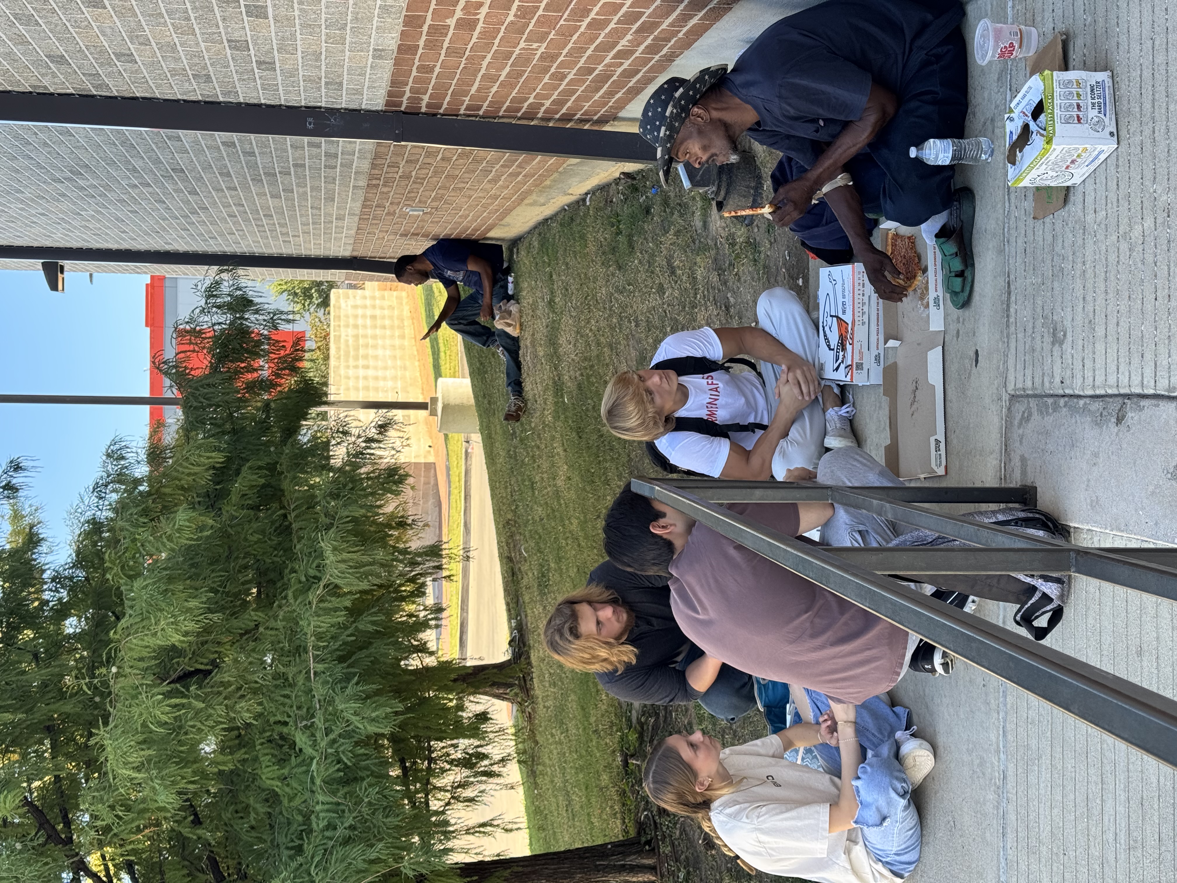 Prayer and ministry with community members